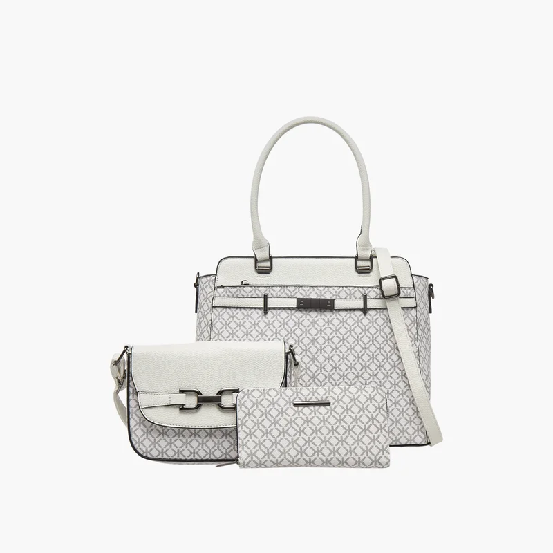 ساشا Sasha White Tote Bag Set for Women